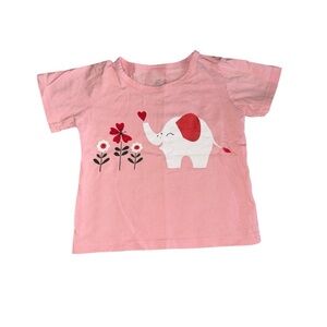 Pink Elephant Kids Shirt